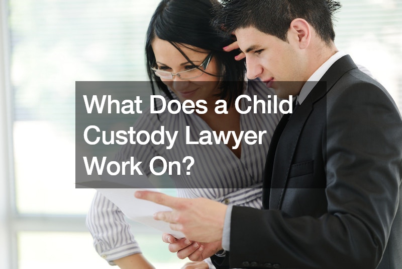 What Does a Child Custody Lawyer Work On?